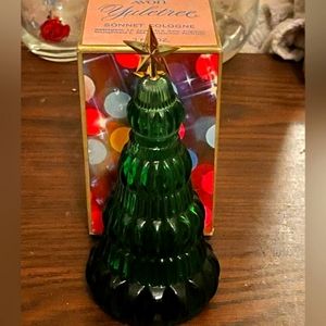 Avon yuletree cologne bottle